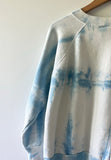BABY BLUE TIE DYE RAGLAN VINTAGE SWEATSHIRT