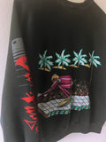 80's BLACK OCEAN PACIFIC VINTAGE SWEATSHIRT
