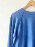 PERIWINKLE PLAIN RAGLAN VINTAGE SWEATSHIRT