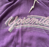 80'S FADED PURPLE YOSEMITE VINTAGE HOODIE SWEATSHIRT