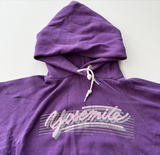 80'S FADED PURPLE YOSEMITE VINTAGE HOODIE SWEATSHIRT