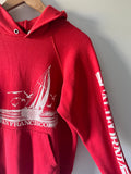 1982 RED SAN FRANCISCO VINTAGE HOODIE SWEATSHIRT