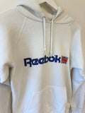 80'S WHITE REEBOK HOODIE VINTAGE SWEATSHIRT