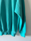 TEAL PLAIN RAGLAN VINTAGE SWEATSHIRT
