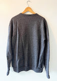 GREY - WHITE ORIGINAL BEAVER CANOE OMER STRINGER VINTAGE SWEATSHIRT S/M