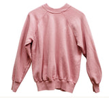 BABY PINK 80'S RAGLAN VINTAGE SWEATSHIRT