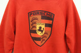 1980's PORSCHE RED RAGLAN VINTAGE SWEATSHIRT