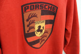 1980's PORSCHE RED RAGLAN VINTAGE SWEATSHIRT