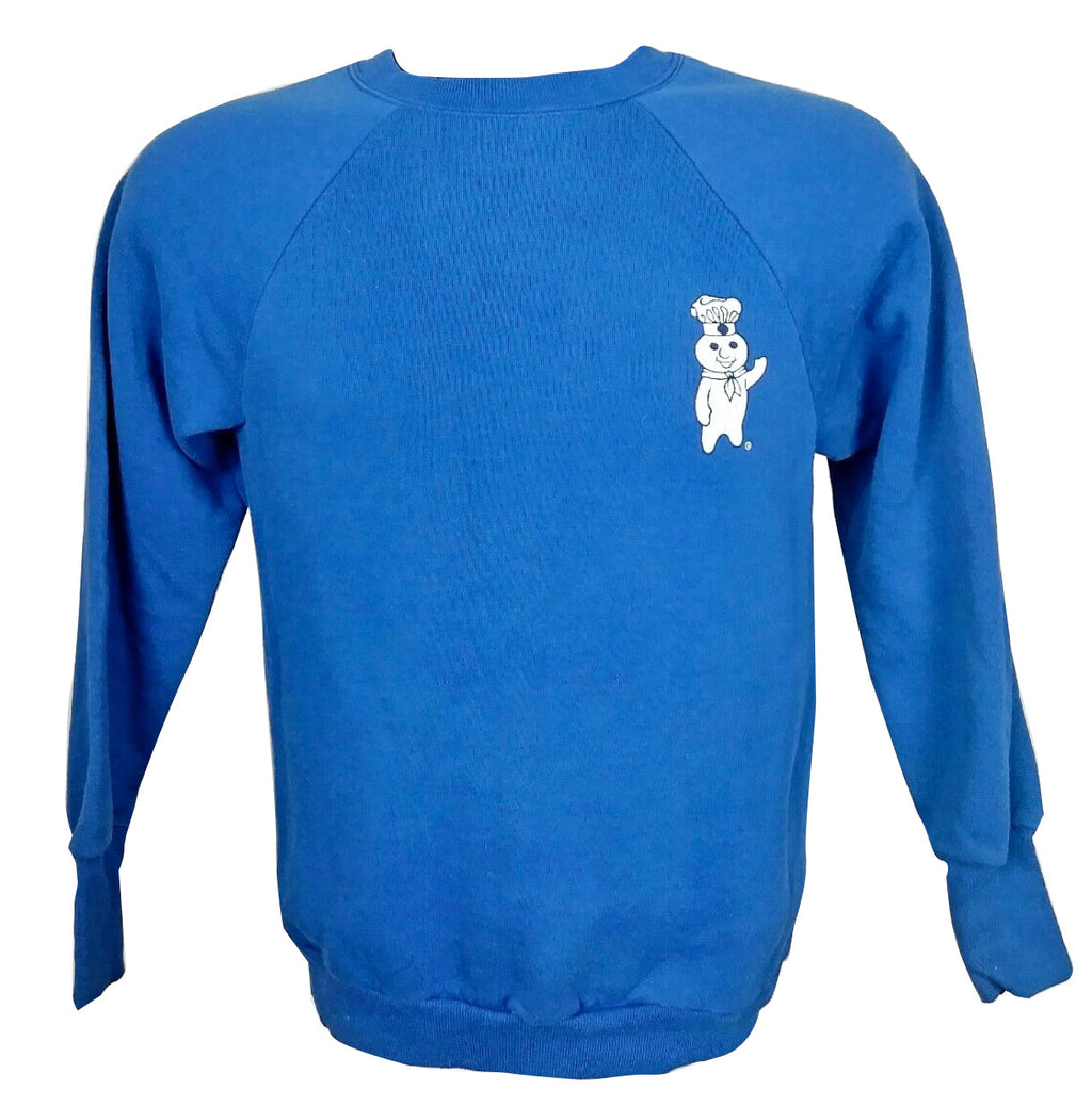 80'S BLUE PILLSBURY DOUGH BOY VINTAGE SWEATSHIRT – vintage sweatshirt