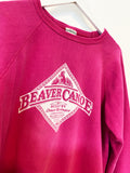 HOT PINK 80's BEAVER CANOE OMER STRINGER VINTAGE SWEATSHIRT