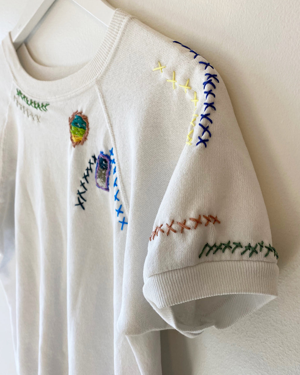 Hand hotsell embroidered sweater