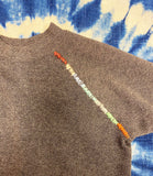 Rainbow Hand Embroidered Vintage Sweatshirt