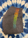 Rainbow Hand Embroidered Vintage Sweatshirt