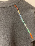 Rainbow Hand Embroidered Vintage Sweatshirt