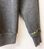 Rainbow Hand Embroidered Vintage Sweatshirt