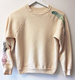 Sunset Hand Embroidered Vintage Sweatshirt