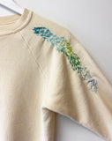 Sunset Hand Embroidered Vintage Sweatshirt