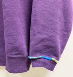 Hawaii Purple Hand Embroidered Vintage Sweatshirt