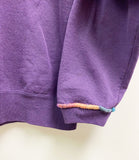 Hawaii Purple Hand Embroidered Vintage Sweatshirt