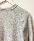HEATHERED GREY RAGLAN VINTAGE SWEATSHIRT