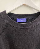 Faded Black 80's Upcycled Hand Embroidered Vintage Sweatshirt