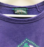 PURPLE 80's BEAVER CANOE OMER STRINGER VINTAGE SWEATSHIRT