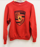1980's PORSCHE RED RAGLAN VINTAGE SWEATSHIRT