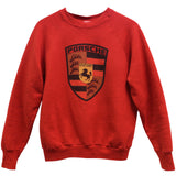 1980's PORSCHE RED RAGLAN VINTAGE SWEATSHIRT