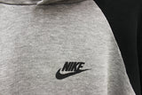 BLACK + GREY NIKE HOODIE VINTAGE SWEATSHIRT