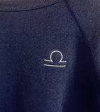 NAVY LIBRA ZODIAC SWEATSHIRT