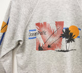 OCEAN PACIFIC 80'S GREY VINTAGE SWEATSHIRT