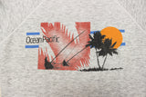 OCEAN PACIFIC 80'S GREY VINTAGE SWEATSHIRT