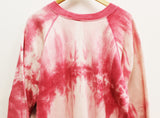 PINK TIE DYE RAGLAN VINTAGE SWEATSHIRT