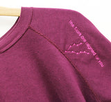 FUSHIA PISCES ZODIAC SWEATSHIRT