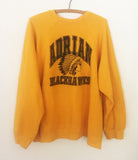 YELLOW ADRIAN BLACKHAWKS VINTAGE SWEATSHIRT