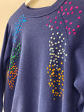 Recycled Sequin Navy Vintage Sweatshirt