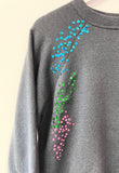 Recycled Sequin Navy Vintage Sweatshirt