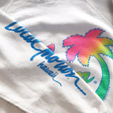 NEON LOCAL MOTION WHITE RAGLAN VINTAGE SWEATSHIRT
