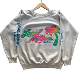 NEON LOCAL MOTION WHITE RAGLAN VINTAGE SWEATSHIRT