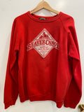 RED BEAVER CANOE OMER STRINGER 80’s VINTAGE SWEATSHIRT