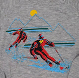1980’s SKI MOUNTAIN HEATHERED GREY RAGLAN VINTAGE SWEATSHIRT