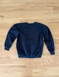 90's NAVY EMBROIDERED BEAVER CANOE VINTAGE SWEATSHIRT
