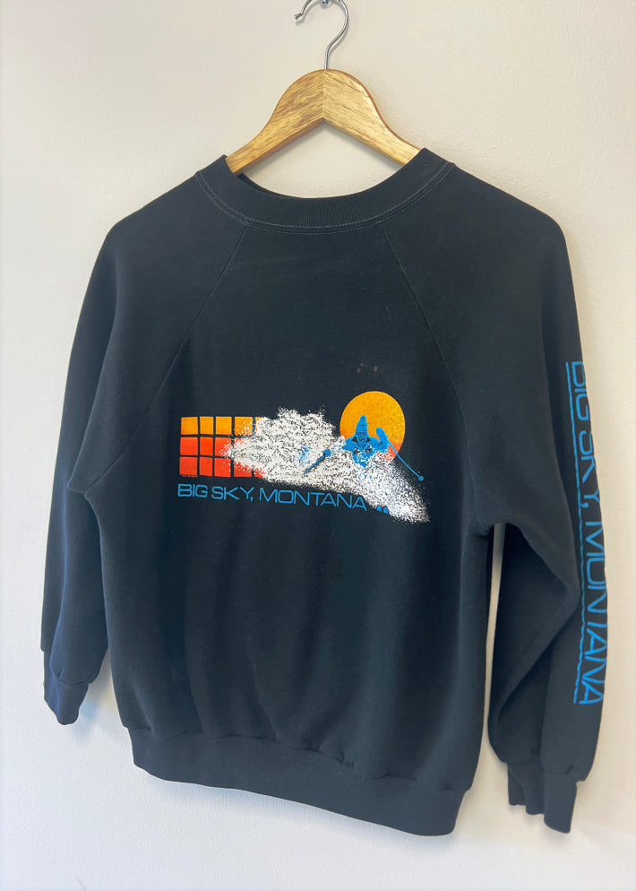 BIG SKY MONTANA 80'S SKI VINTAGE SWEATSHIRT