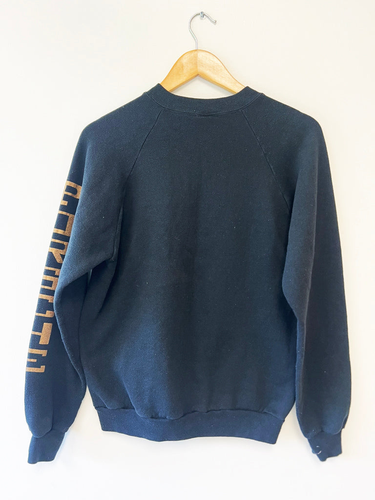 VINTAGE BLACK PORSCHE SWEATSHIRT