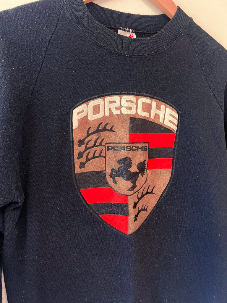 VINTAGE BLACK PORSCHE SWEATSHIRT
