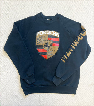 VINTAGE BLACK PORSCHE SWEATSHIRT