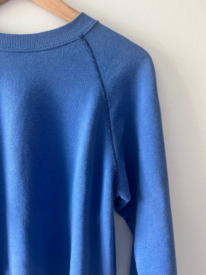 PERIWINKLE PLAIN RAGLAN VINTAGE SWEATSHIRT – vintage sweatshirt