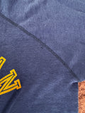 70's MICHIGAN NAVY RAGLAN VINTAGE SWEATSHIRT - M/L