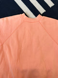 80'S FADED NEON ORANGE RAGLAN VINTAGE  SWEATSHIRT - XS/S