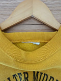 90'S YELLOW WINTERHALTER MIDDLE SCHOOL VINTAGE SWEATSHIRT -M